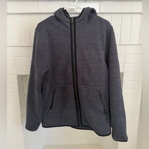 Prana Charcoal Fleece Zip Up Hoody
